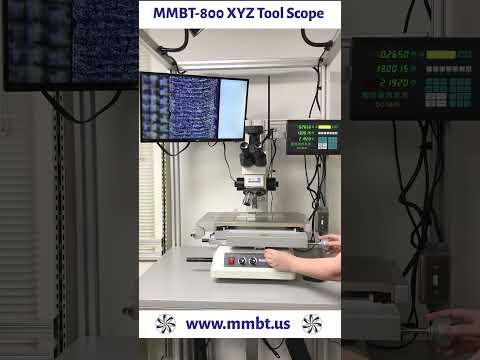 MMBT-800 XYZ Tool Scope WF 10X/24 2X 5X 10X Obj Lens 1080P Monitor