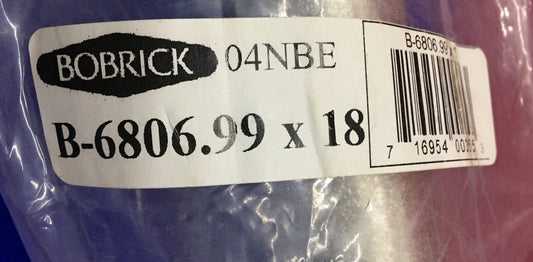 BOBRICK B-6806.99 X 18/04NBE 18"x1.5" STRAIGHT HAND GRAB BAR NO MOUNT HARDWARE