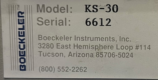 BOECKELER ™ KS-30 VIDEO MEASUREMENT VIA CONTROLLER (FOR VIA-Y/C) VIA SN 6612