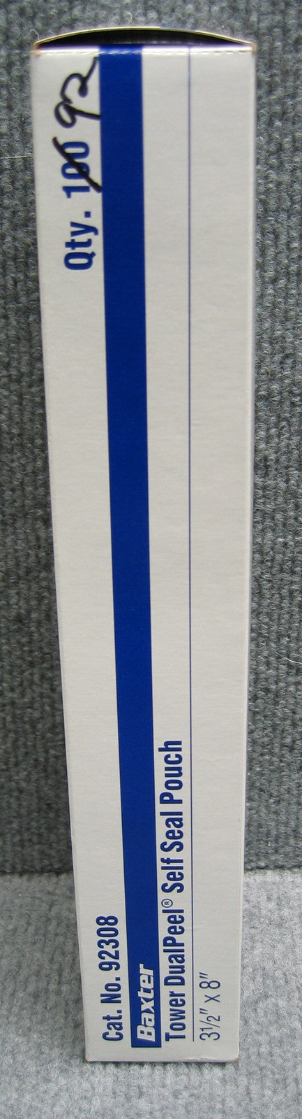 BAXTER HEALTHCARE CAT. NO. 92308,TOWER DUALPEEL,SELF SEAL POUCH