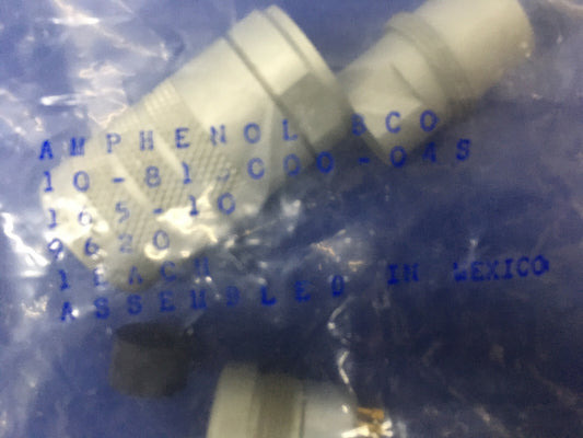 AMPHENOL 10-818000-04S 165-10 9620 Conn Cylindrical Circular MIL Spec Connector