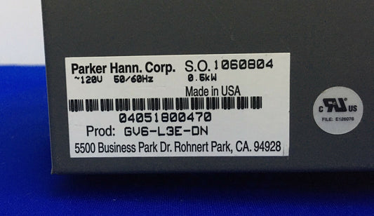 PARKER GVSL3E-DN / GV6 SERVO DRIVE