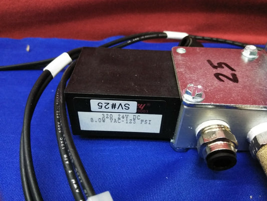 1 LOT QTY OF 3 - HUMPHREY 24 VDC 8W VAC-125 PSI SOLENOID VALVE