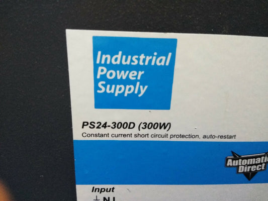 Automation Direct Industrial Power Supply PS24-300D (300W)