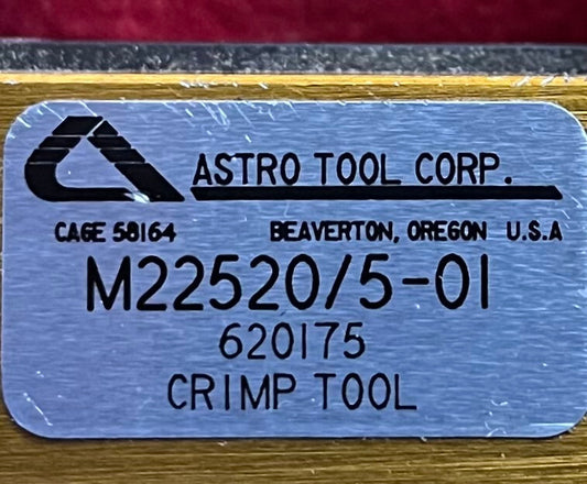 ASTRO TOOL CRIMP TOOL M22520/5-01 620175 (NO DIES)