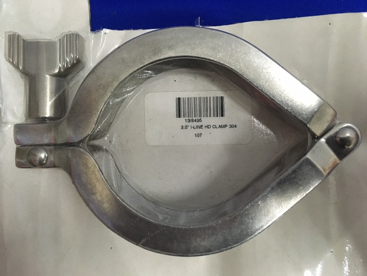 1 LOT OF 2 - 13IS425 / 13IS42.5 2.5" I-LINE HD CLAMP 304 107