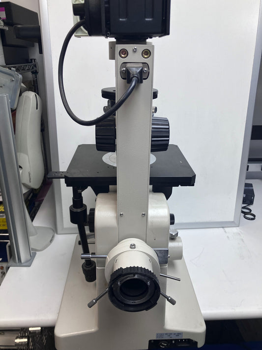 NIKON DIAPHOT INVERTED MICROSCOPE 1.3-40 X MAGNIFICATION FOR PARTS REPAIR