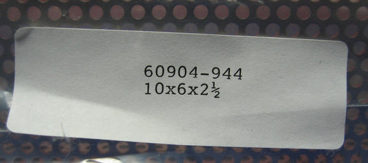 60904-944 BASKET / CARRIER ALUMINUM LABORATORY LAB HOSPITAL 10" x 6" x 2.5"