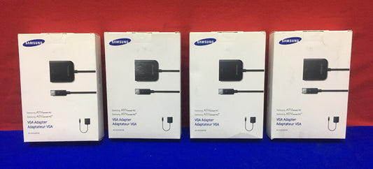 QTY 4 - SAMSUNG AA-AH2NMHB/US ACCESSORY SERIES VGA DONGLE BLACK VIDEO ADAPTERS
