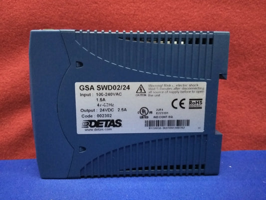 DETAS GSA SWD02/24 POWER SUPPLY