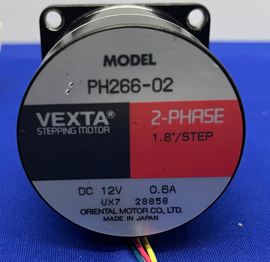 ORIENTAL VEXTA PH266-02 STEPPING MOTOR 2 PHASE 1.8/STEP 12VDC 0.6A