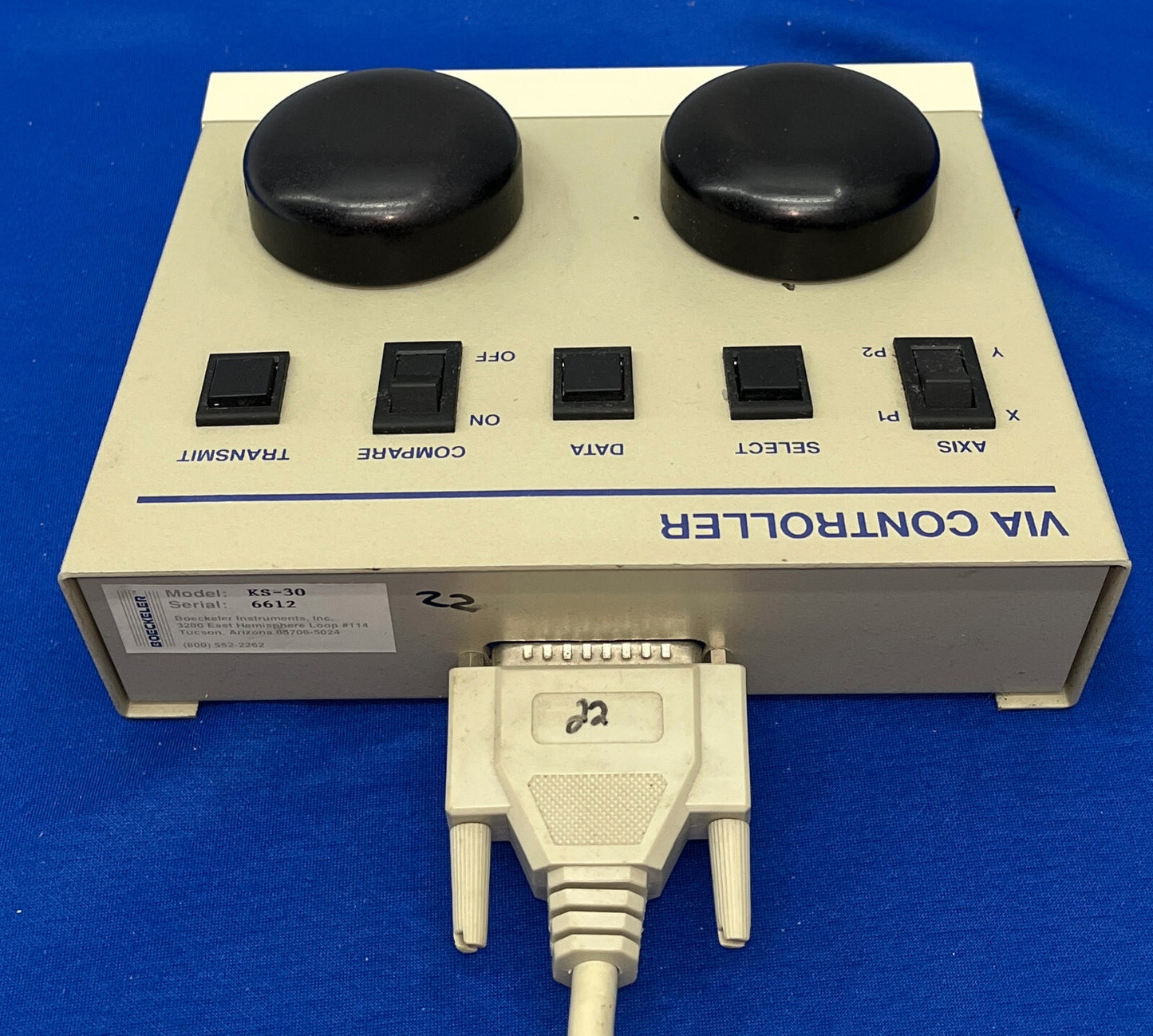 BOECKELER ™ KS-30 VIDEO MEASUREMENT VIA CONTROLLER (FOR VIA-Y/C) VIA SN 6612