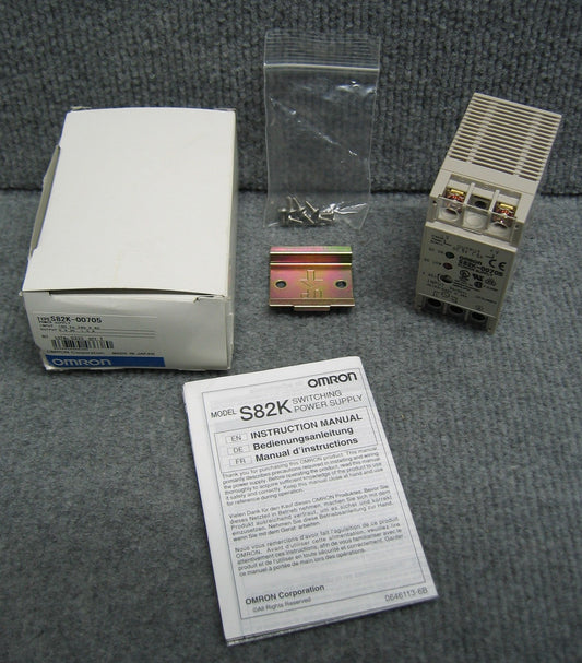 NEW OMRON S82K-00705 LOT NO. 0335 POWER SUPPLY