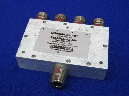 MINI-CIRCUITS POWER SPLITTER ZB4PD-42-N+ 1700-4200 MHz