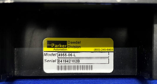 Parker Daedal 4955-06-L Manual Driven Positioner Stage Ball screw w/Lock