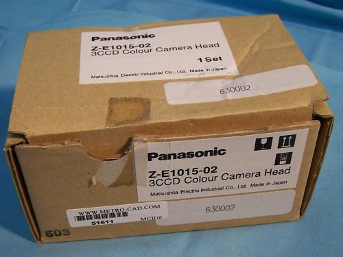 PANASONIC 1/3" 3 CCD COLOR COLOUR CAMERA HEAD Z-E1015-02 NIB