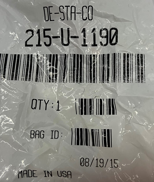 DE-STA-CO 215-U-1190 MANUAL HOLD-DOWN CLAMP LOT OF 2
