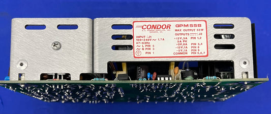 CONDOR GPM55B POWER SUPPLY 55W MAX OUTPUT 12V 3A 5V 6A
