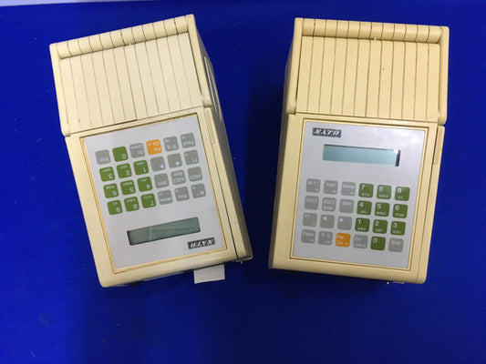 QTY 2 - SATO CORP M-3200 BAR CODE PRINTERS FOR PARTS/REPAIR