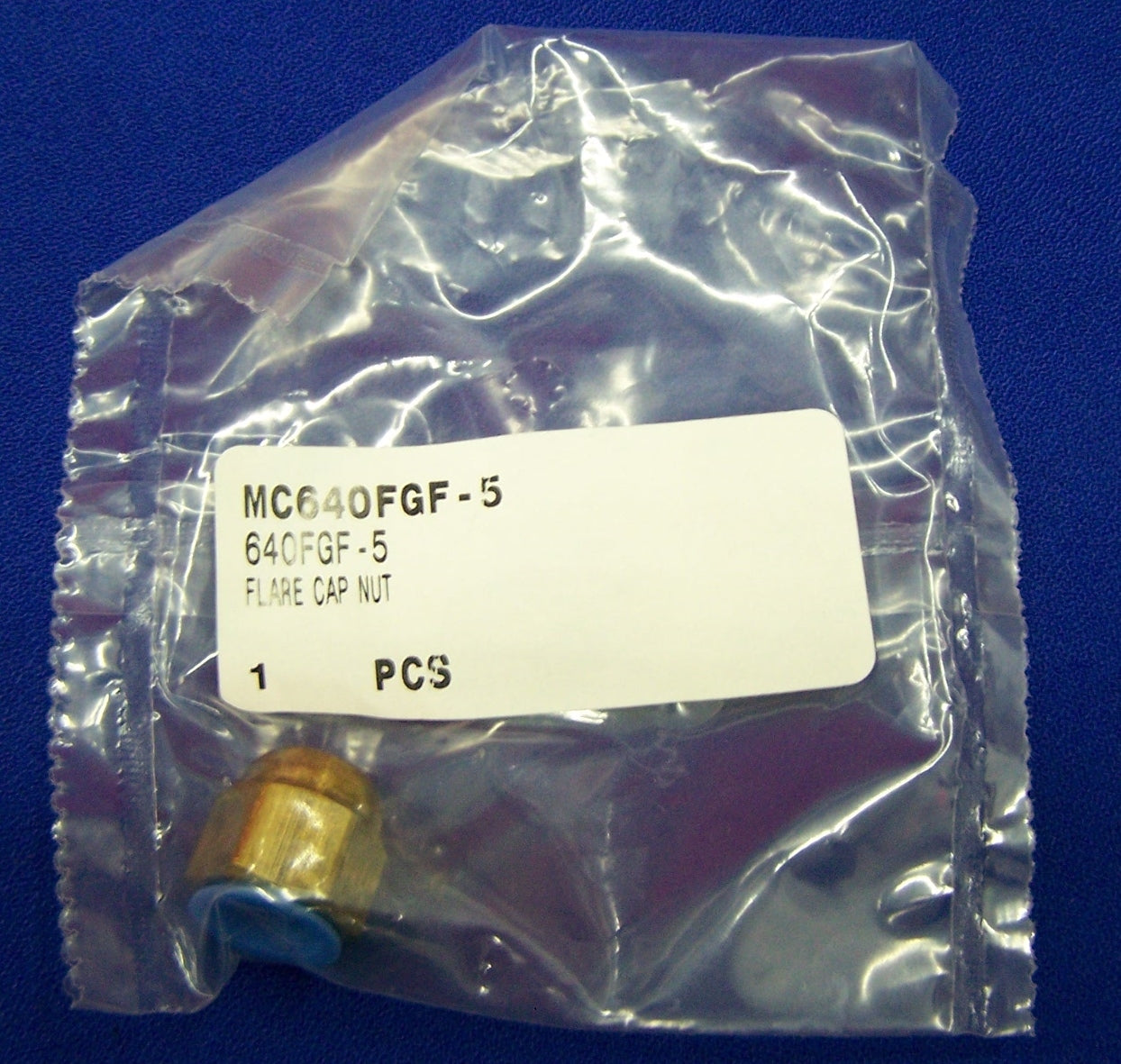 QTY OF 7 NEW FLARE CAP NUTS MC640FGF-5 / 640FGF-5 / 50635K543