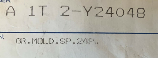SDP/SI Acetal Plastic Gear w/Brass Hub A 1T 2-Y24048 GR.MOLD.SP.24P.