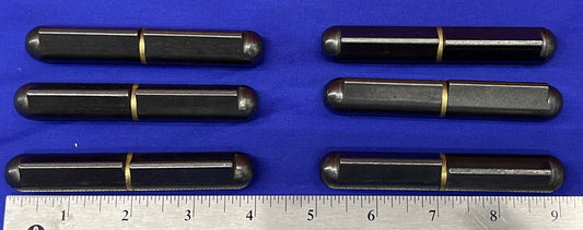 1 Lot of QTY 6 - Weld on Steel Hinge 4” (Bullet like welding hinges)