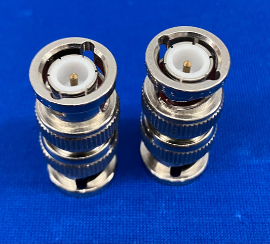 PASTERNACK PE9000, BNC MALE TO BNC MALE ADAPTER DIGIKEY# 3985-PE9000-ND LOT OF 2