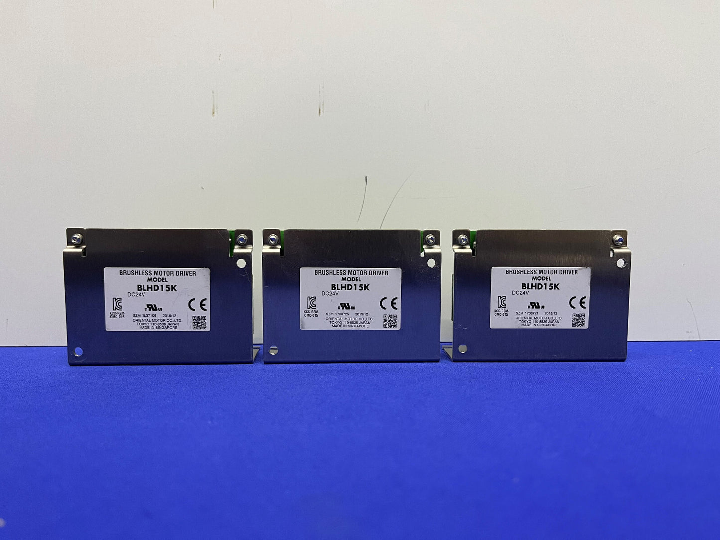 VEXTA ORIENTAL MOTOR BÜRSTENLOSER MOTORTREIBER BLHD15K DC24V - MENGE 3