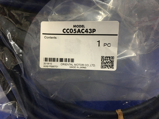 ORIENTAL MOTOR CC05AC43P WATERTIGHT EXTENSION CABLE 4 CONDUCTORS 16.4 ft. (5m)