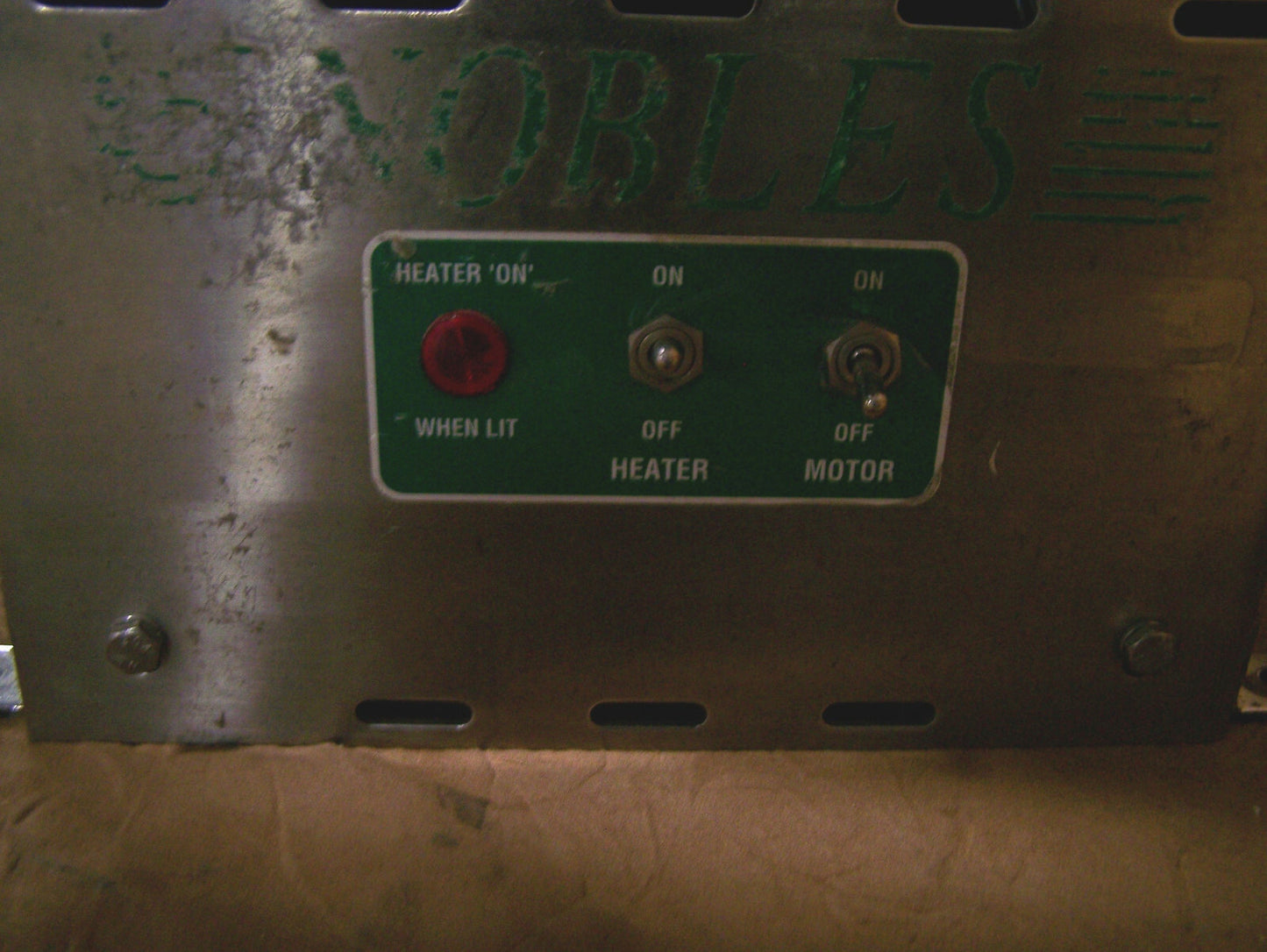 FOR PARTS / REPAIR NOBLES MANUFACTURING INC. 29619-4 CENTRIFUGE 115V