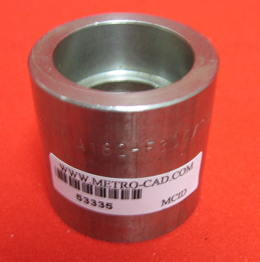 PENN FORGED 1" SS REDUCER WELDMENT 1 3/4" X 1 3/4" OD 1" BORE, 1 3000 304 SS