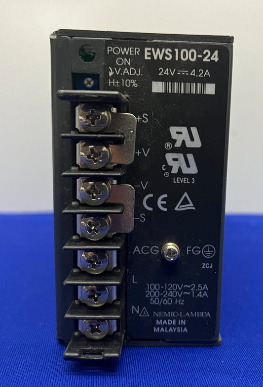 NEMIC-LAMBDA POWER SUPPLY EWS100-24 / EWS-100-24 24V 4.2A