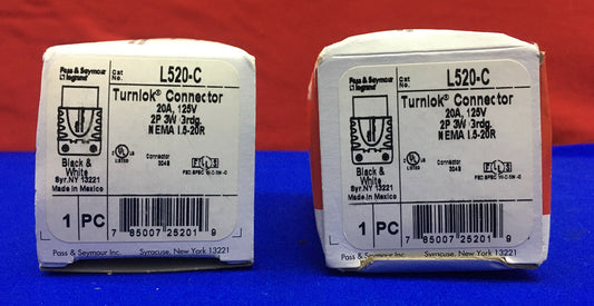 PASS & SEYMOUR L520C / L520-C TWIST-LOCKING SOCKET