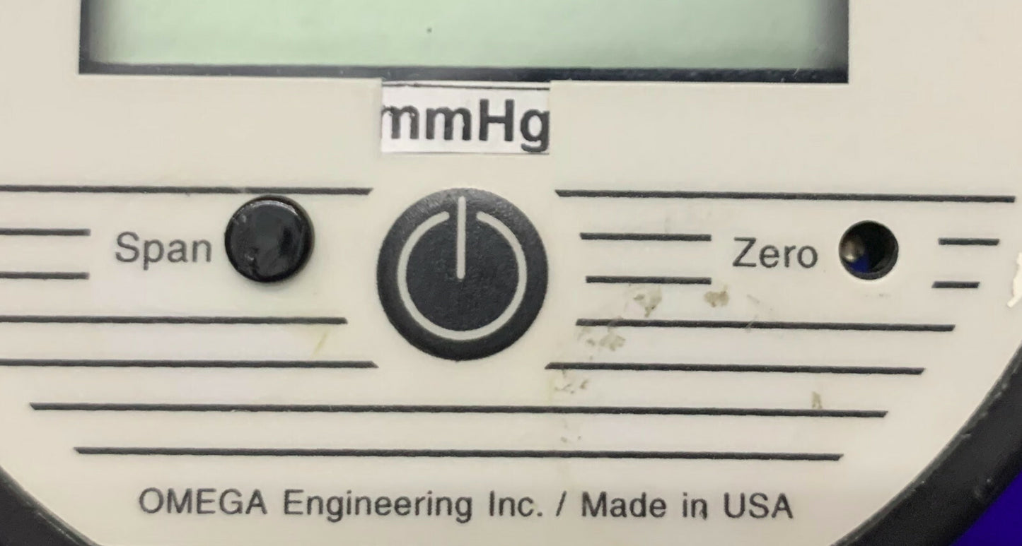 OMEGA DPG1000B - 760MMHGG DIGITAL GAGE GAUGE SHOWS COSMETIC WEAR MISSING BUTTON