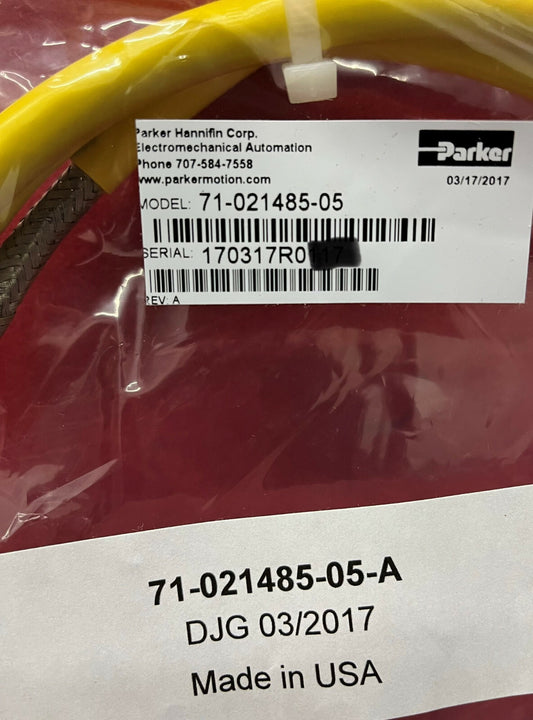 Parker Compumotor Cable 71-021485-05 A Motor Rotary Cable 5ft