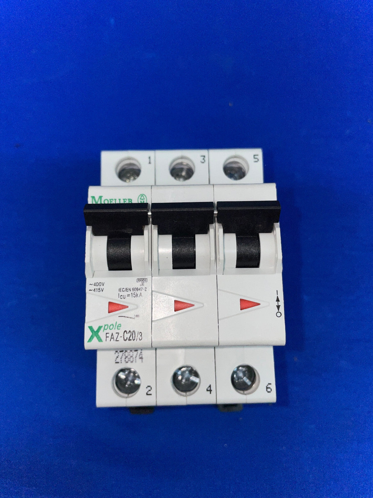 MOELLER, FAZ-C20/3, X POLE MINI CIRCUIT BREAKER