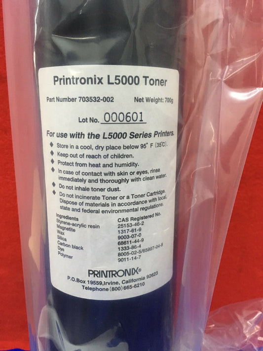 PRINTRONIX 703532-002 / AB5301G3 LASERLINE L5000 TONER CARTRIDGE