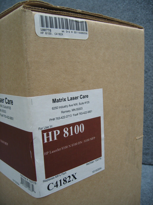 HP / RECONDITIONED BY MATRIX LASER CARE C4182X LASER JET TONER CARTRIDGE