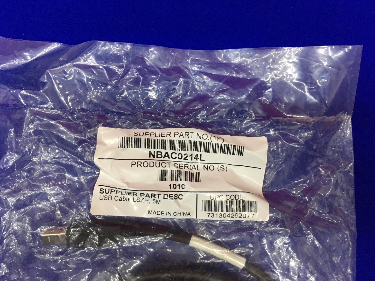 NEU - NBAC0214L/101C USB-KABEL LSZH, 5M