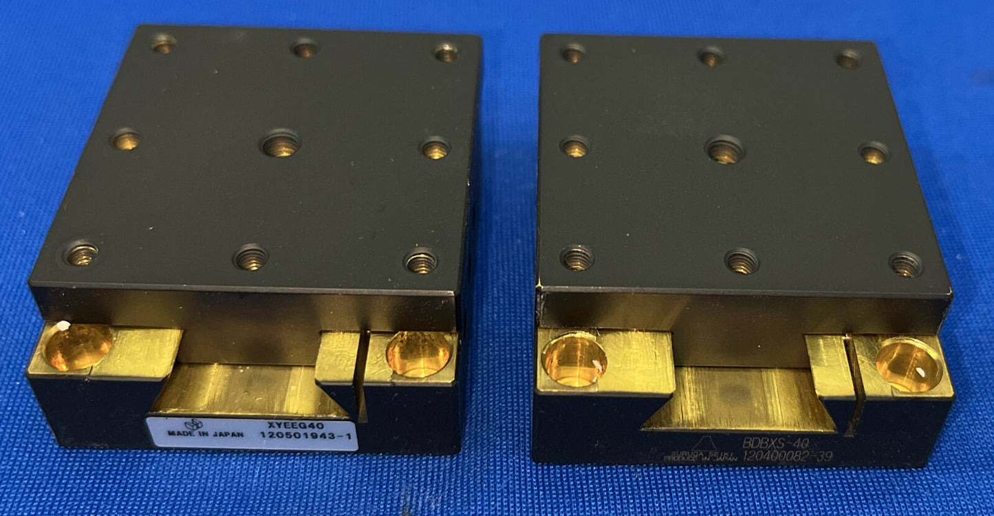 MISUMI XYEEG40 & SURUGA SEIKI BDBXS-40 HOGE PRECISIE XYAXIS STAPPEN Zwaluwstaart