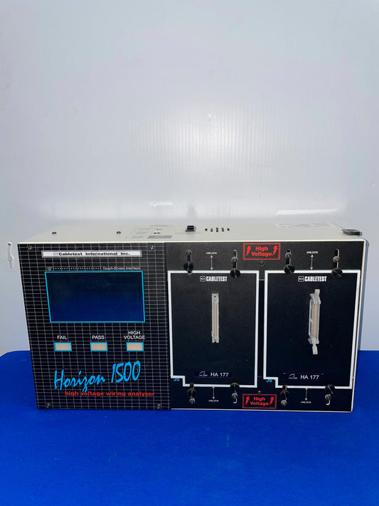CABLETEST, H1500P-HV1, HORIZON 1500, HIGH VOLTAGE WIRING ANALYZER, 1 LOT OF 2