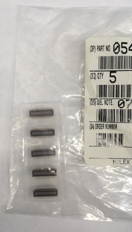 1 PKG OF QTY 5 MOLEX 0546840608 / 546840608 SLIMSTACK BOARD-TO-BOARD RECEPTACLE
