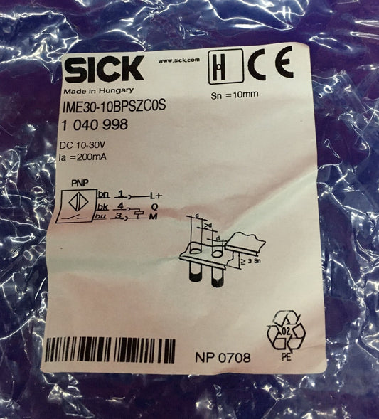 SICK IME30-10BPSZC0S PROXIMITY SENSOR