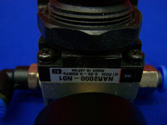SMC NAR2000-N01 0-160PSI,0-11 KGF/CM2 PNEUMATIC REGULATOR PRESSURE GAUGE GAGE