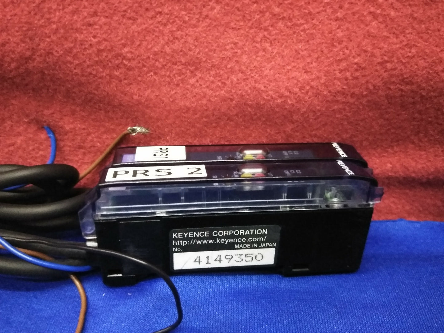 1 LOT QTY OF 2 - KEYENCE ES-M1 PROXIMITY SWITCH AMPLIFIER 4149350 & 5149995