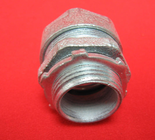 O-Z GEDNEY 1" STRAIGHT LIQUID TIGHT CONDUIT CONNECTOR, SOLD AS 1 LOT OF QTY 2