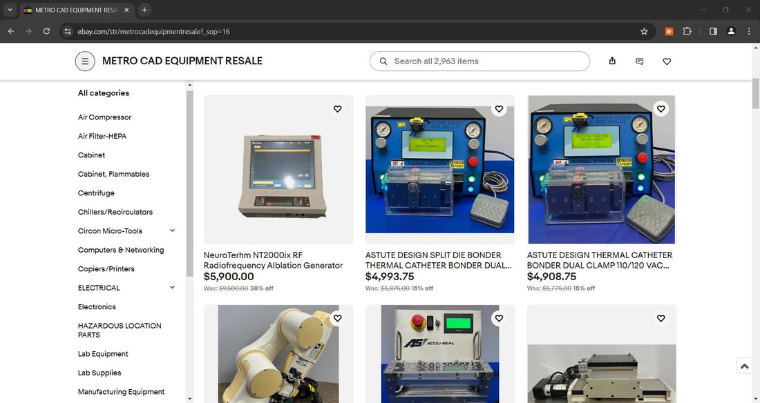 metro-cad-used-equipment-resale-ebay-medical-devices
