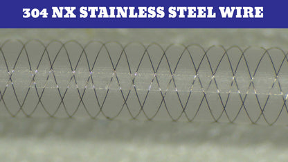 304 NX stainless steel wire with a blue banner at the top