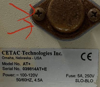 NÉBULISEUR À ULTRASONS CETAC TECH U-5000AT+ / AT+ (SPECTROMÉTRIE ICP) POUR LA RÉPARATION DE PIÈCES 