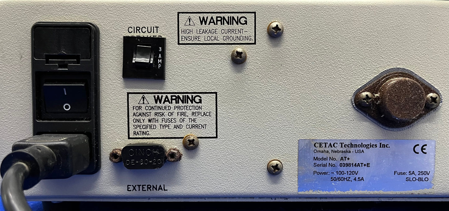 NÉBULISEUR À ULTRASONS CETAC TECH U-5000AT+ / AT+ (SPECTROMÉTRIE ICP) POUR LA RÉPARATION DE PIÈCES 